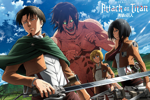 Poster Attack on Titan Ready to Fight 91,5x61cm