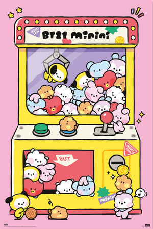 Poster Bt21 Arcade Machine 61x91.5cm Grupo Erik GPE5795 | Yourdecoration.be