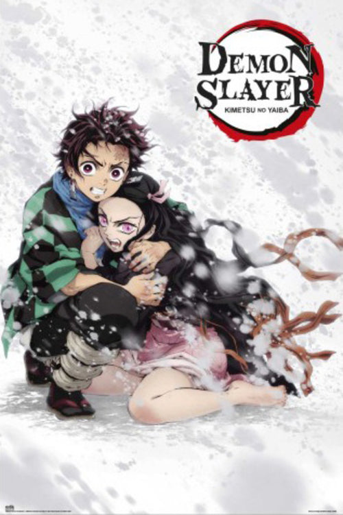 Poster Demon Slayer Tanjio And Nezuko 61x91.5cm Grupo Erik GPE5849 | Yourdecoration.be