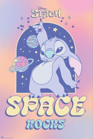 Poster Disney Stitch Space Rocks 61x91 5cm Grupo Erik GPE5820 | Yourdecoration.be