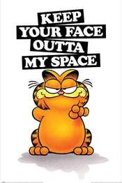 Poster Garfield Keep Your Face 61x91 5cm PP2402357 | Yourdecoration.be