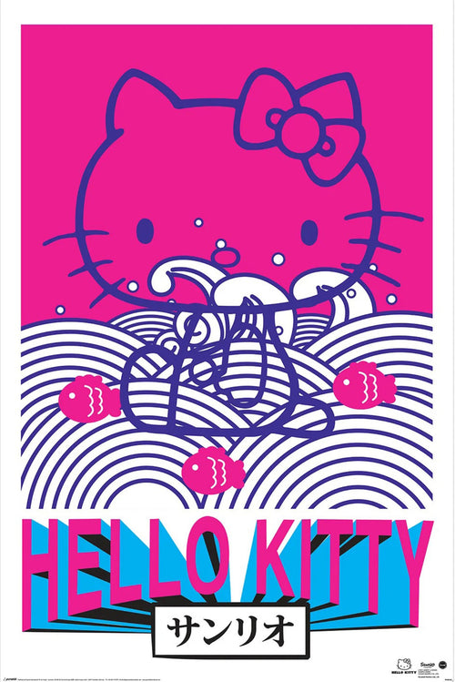 Poster Hello Kitty Tokyo Rebel 61x91 5cm PP2401867 | Yourdecoration.be