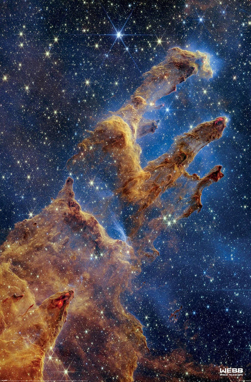 Poster James Webb Pillars of Creation 61x91 5cm PP2401818 | Yourdecoration.be