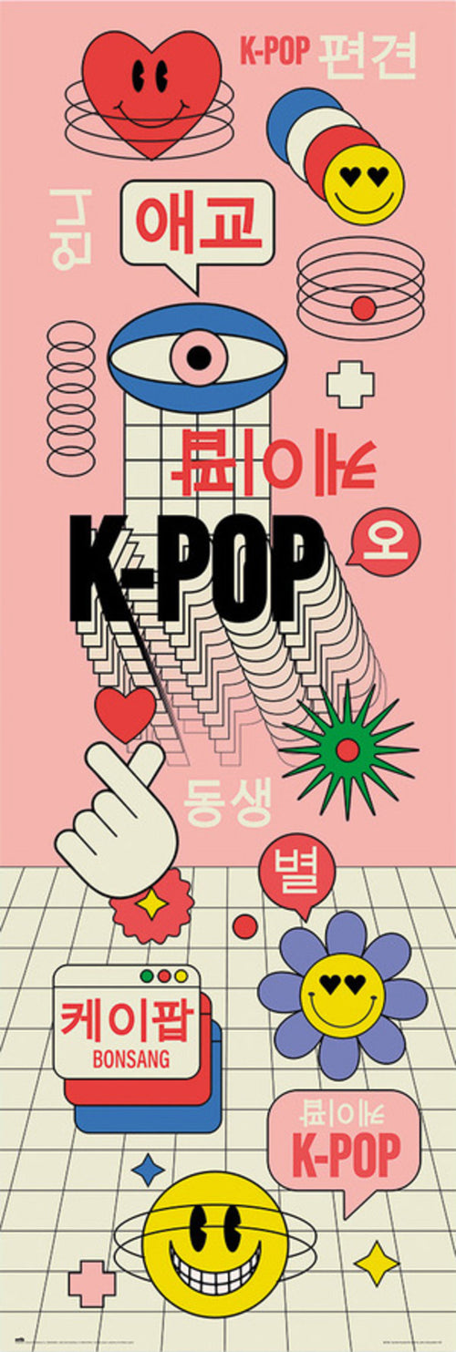 Poster K Pop 53x158cm Grupo Erik PPGE8103 | Yourdecoration.be