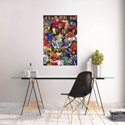 Poster Legendary Footballers 61x91 5cm Grupo Erik GPE5817 Sfeer | Yourdecoration.be