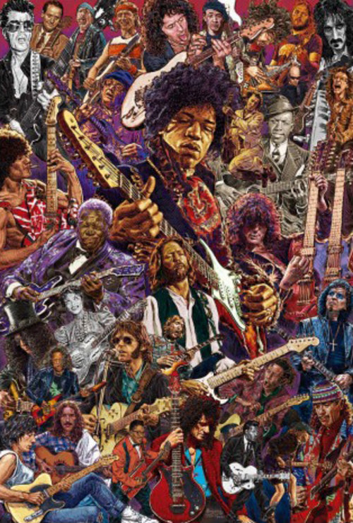 Poster Legendary Guitarists 61x91.5cm Grupo Erik GPE5841 | Yourdecoration.be