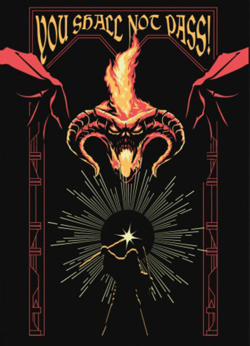 Poster Lord Of The Rings Balrog Glow In The Dark 61x91 5cm Grupo Erik GPEPR011 | Yourdecoration.be