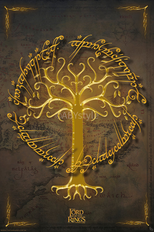 Poster Lord Of The Rings White Tree 61x91 5cm Abystyle GBYDCO655 | Yourdecoration.be