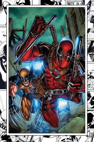 Poster Marvel Comics Wolverine and Deadpool 61x91 5cm PP2400604 | Yourdecoration.be