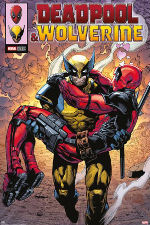 Poster Marvel Deadpool And Wolverine 2 61x91 5cm Grupo Erik GPE5857 | Yourdecoration.be