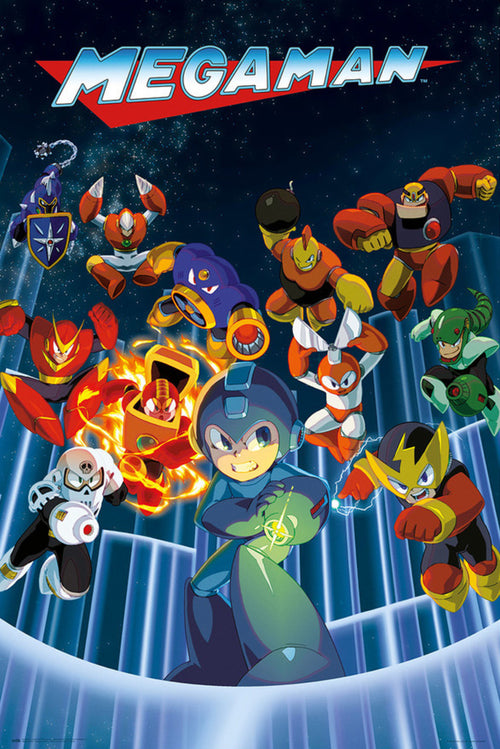 Poster Mega Man 61x91 5cm Grupo Erik GPE5774 | Yourdecoration.be