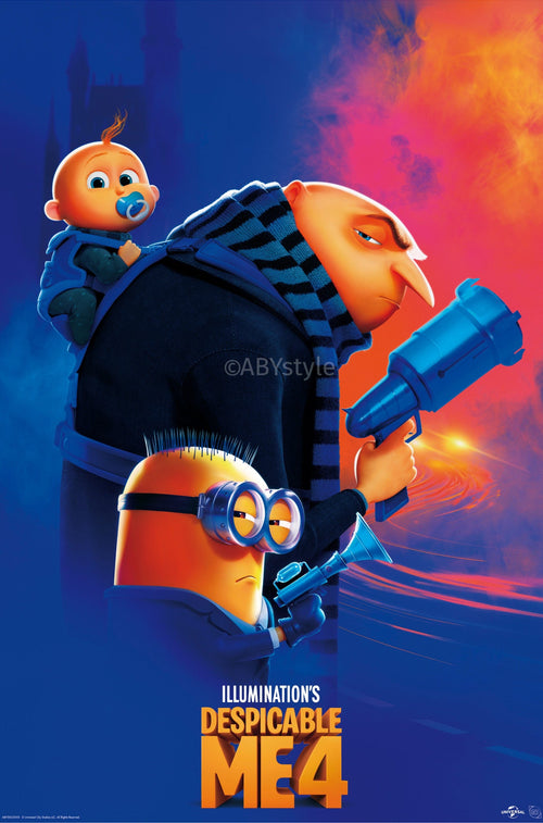 Poster Minions Despicable Me 4 61x91 5cm Abystyle GBYDCO667 | Yourdecoration.be