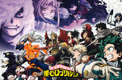 Poster My Hero Academia Heroes Vs Vilains 91 5x61cm Abystyle GBYDCO616 | Yourdecoration.be