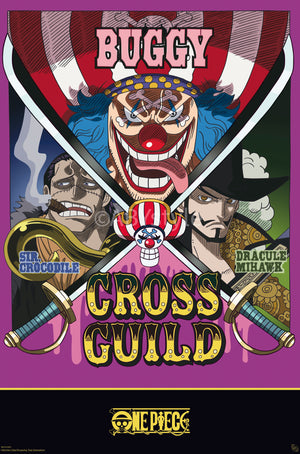 Poster One Piece Cross Guild 61x91 5cm Abystyle GBYDCO621 | Yourdecoration.be