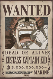 Poster One Piece Wanted Kid Wano 38x52cm GBYDCO638 | Yourdecoration.be