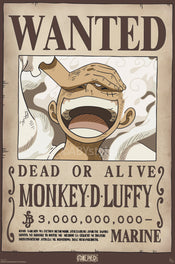 Poster One Piece Wanted Luffy Wano 61x91 5cm Abystyle GBYDCO617 | Yourdecoration.be