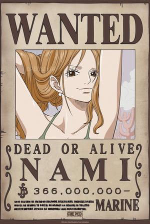 Poster One Piece Wanted Nami Wano 38x52cm GBYDCO642 | Yourdecoration.be