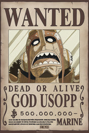 Poster One Piece Wanted Usopp Wano 38x52cm Abystyle GBYDCO643 | Yourdecoration.be