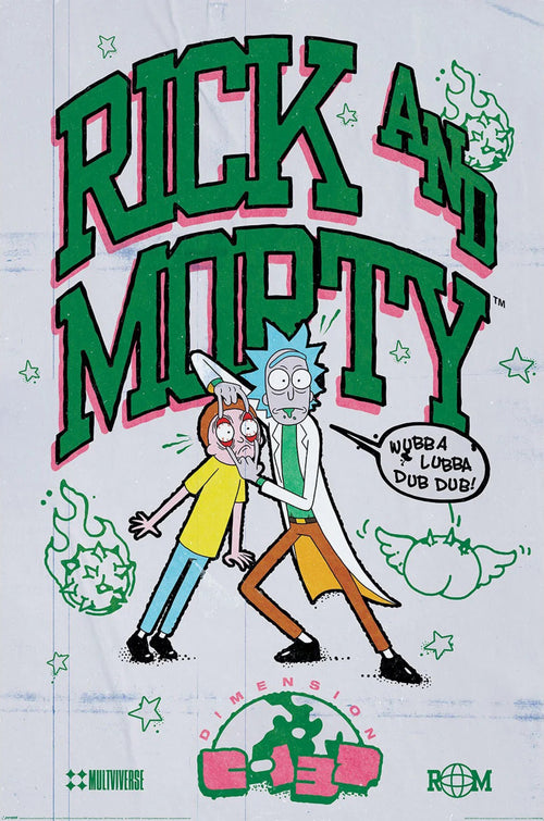 Poster Rick and Morty Bodega Universe 61x91 5cm PP2401358 | Yourdecoration.be