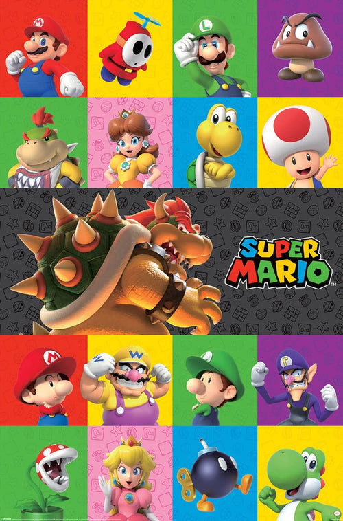 Poster Super Mario Characters 61x91 5cm PP2402577 | Yourdecoration.be