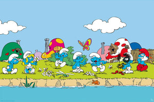 Poster The Smurfs Group 91 5x61cm Abystyle GBYDCO480 | Yourdecoration.be