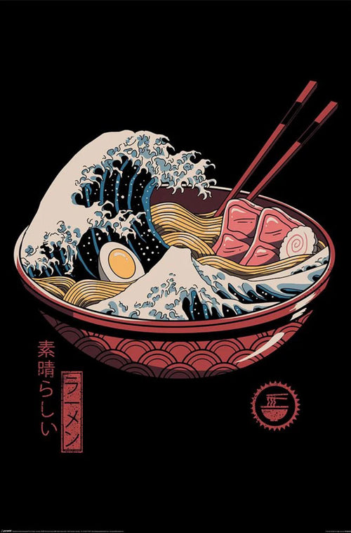 Poster Vincent Trinidad Great Ramen Wave 61x91 5cm PP2403662 | Yourdecoration.be