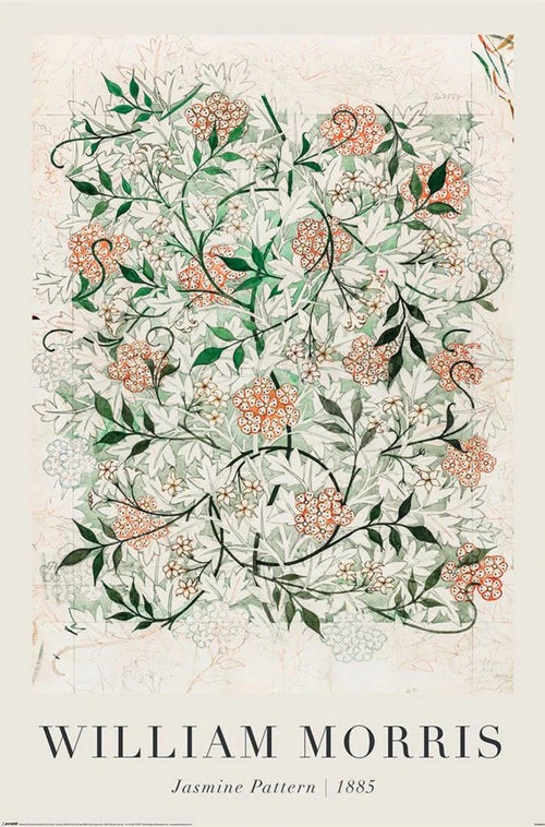 Poster William Morris Jasmine In Progress 61x91 5cm PP2400692 | Yourdecoration.be