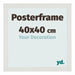 Posterkader 40x40cm Wit Mat MDF Parma Maat | Yourdecoration.be