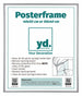 Posterkader Kunststof 40x50cm Zilver Voorzijde Maat | Yourdecoration.be