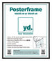 Posterkader Kunststof 40x50cm Zwart Mat Voorzijde Maat | Yourdecoration.be