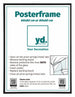 Posterkader Kunststof 60x80cm Zwart Mat Voorzijde Maat | Yourdecoration.be