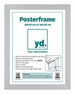 Posterkader MDF 30x40cm Mat Zilver Voorzijde Maat | Yourdecoration.be