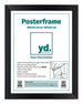 Posterkader MDF 30x40cm Zwart Mat Voorzijde Maat | Yourdecoration.be