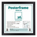 Posterkader MDF 40x40cm Zwart Mat Voorzijde Maat | Yourdecoration.be