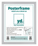 Posterkader MDF 40x50cm Mat Zilver Voorzijde Maat | Yourdecoration.be