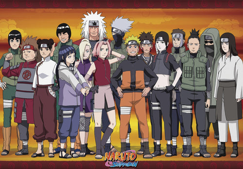 Naruto Shippuden Konoha Ninjas Poster 91 5X61cm | Yourdecoration.be