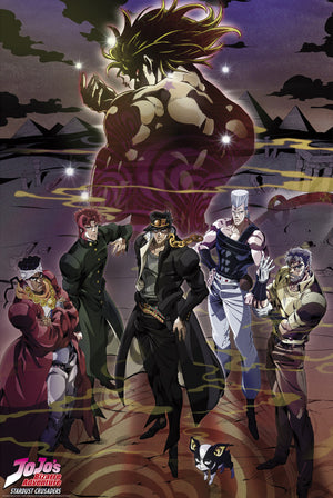 Jojos Bizarre Adventure Group Poster 61X91 5cm | Yourdecoration.be