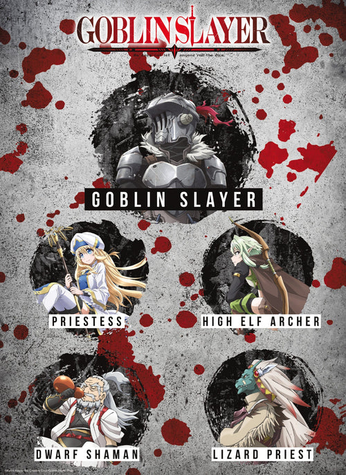 Goblin Slayer Characters Poster 38X52cm | Yourdecoration.be