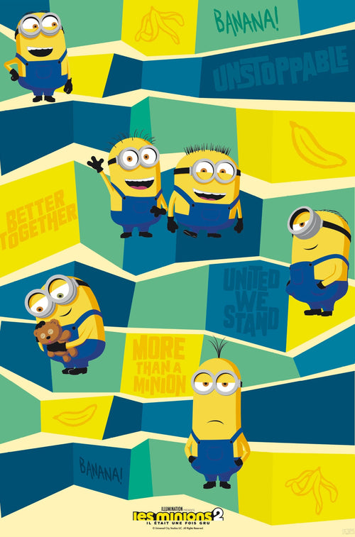 Minions Minions Everywhere Poster 61X91 5cm | Yourdecoration.be