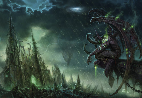 World Of Warcraft Illidan Stormrage Poster 91 5X61cm | Yourdecoration.be