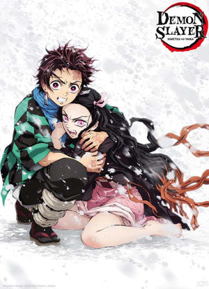 ABYstyle Demon Slayer Tanjiro & Nezuko Snow Poster 38x52cm | Yourdecoration.be