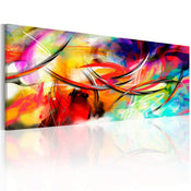 Artgeist Dance of the rainbow Canvas Schilderij | Yourdecoration.be