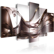 Artgeist Golden Storm Canvas Schilderij 5 luik | Yourdecoration.be