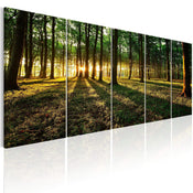 Artgeist Shade of Trees I Canvas Schilderij 5 luik | Yourdecoration.be