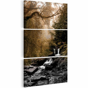 Artgeist Small Waterfall Canvas Schilderij 3 luik | Yourdecoration.be