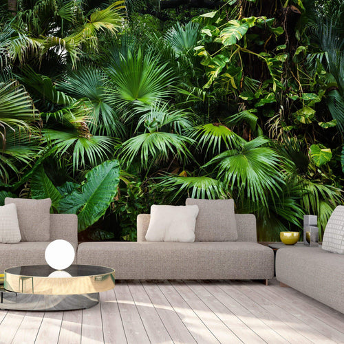 Artgeist Sunny Jungle Vlies Fotobehang Sfeer | Yourdecoration.be