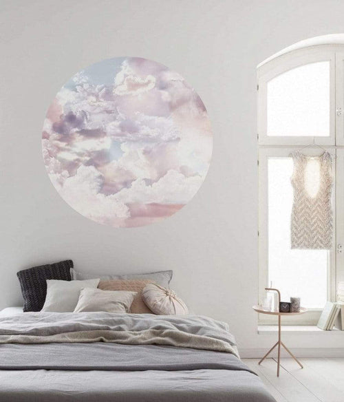 Komar Candy Sky Fotobehang 125x125cm Rond Sfeer | Yourdecoration.be