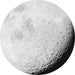 Komar Luna Fotobehang 125x125cm Rond | Yourdecoration.be