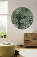 Komar Novel Monstera Fotobehang 125x125cm Rond Sfeer | Yourdecoration.be