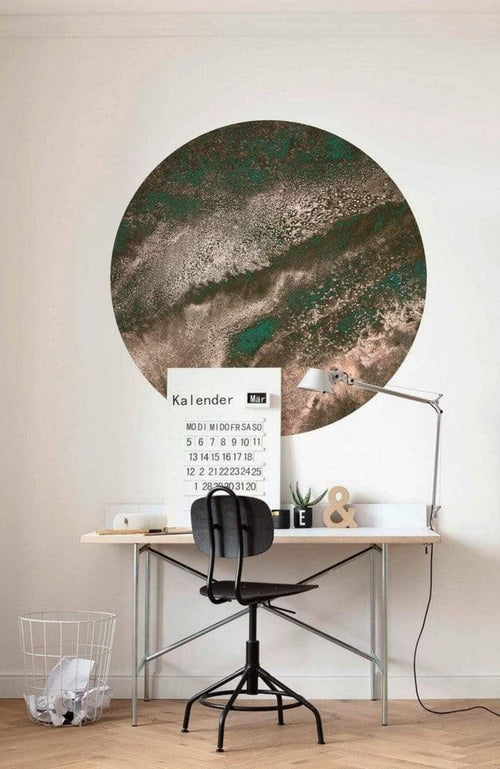 Komar Cuivre Fotobehang 125x125cm Rond Sfeer | Yourdecoration.be